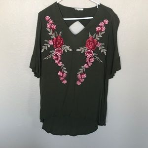 Adorable dark green blouse from Nordstrom size L